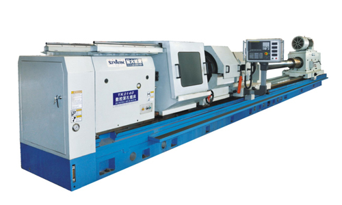 CNC deep hole drilling and boring machine